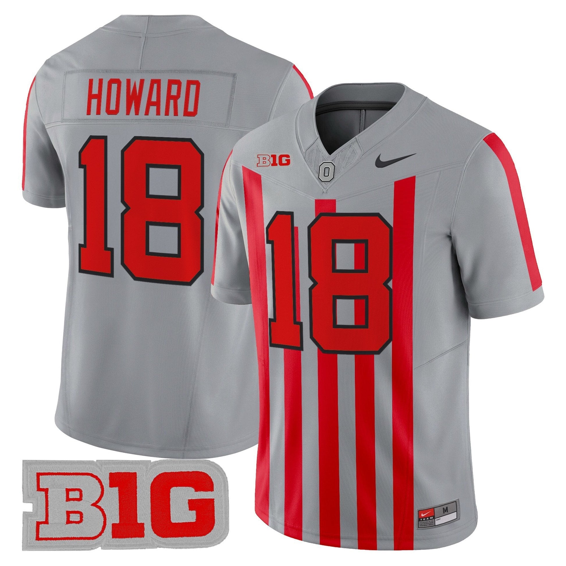 Men's Ohio State Buckeyes Throwback Vapor Limited Jersey - All Stitched