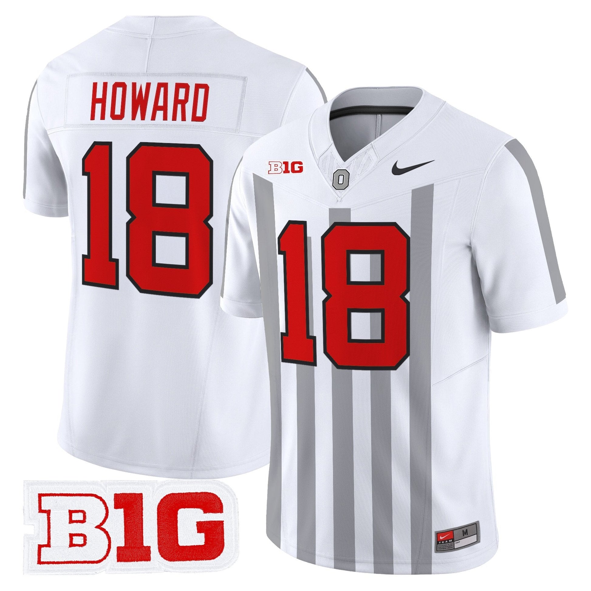 Men's Ohio State Buckeyes Throwback Vapor Limited Jersey - All Stitched