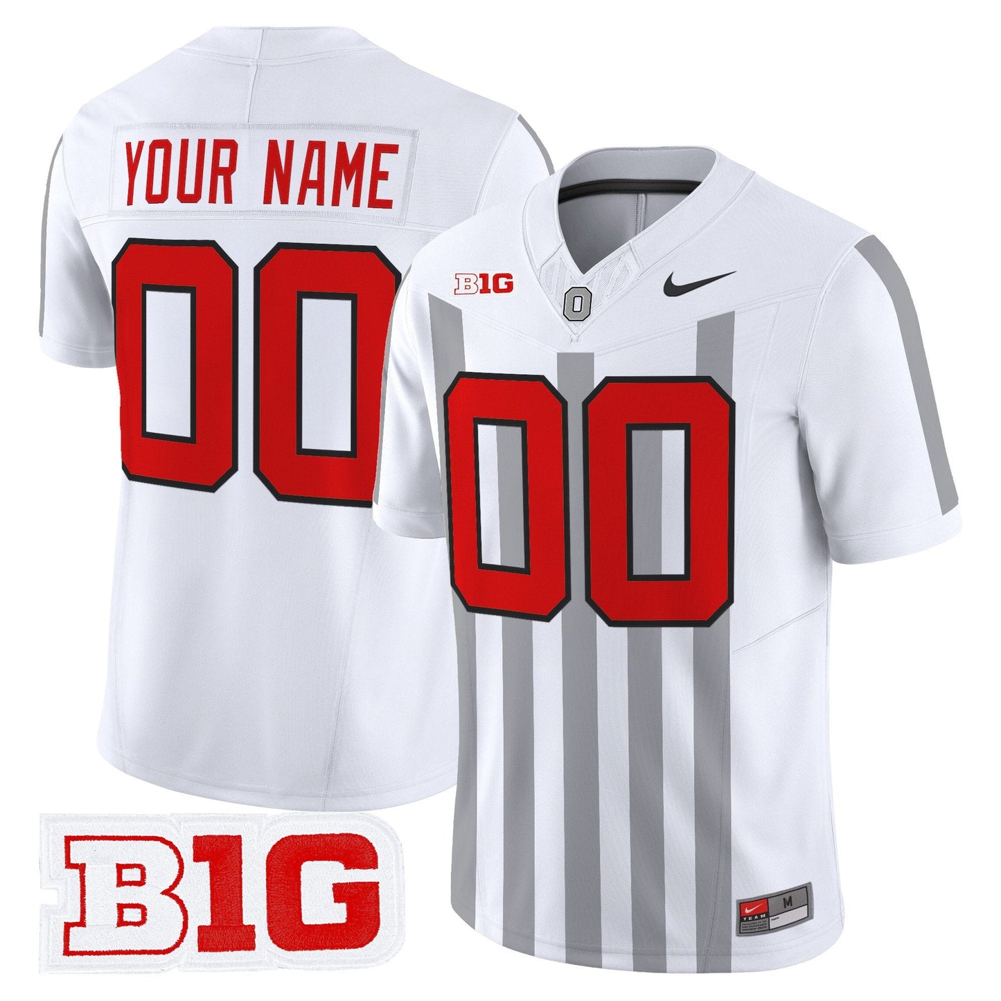Ohio State Buckeyes Throwback Vapor Limited Custom Jersey - All Stitched