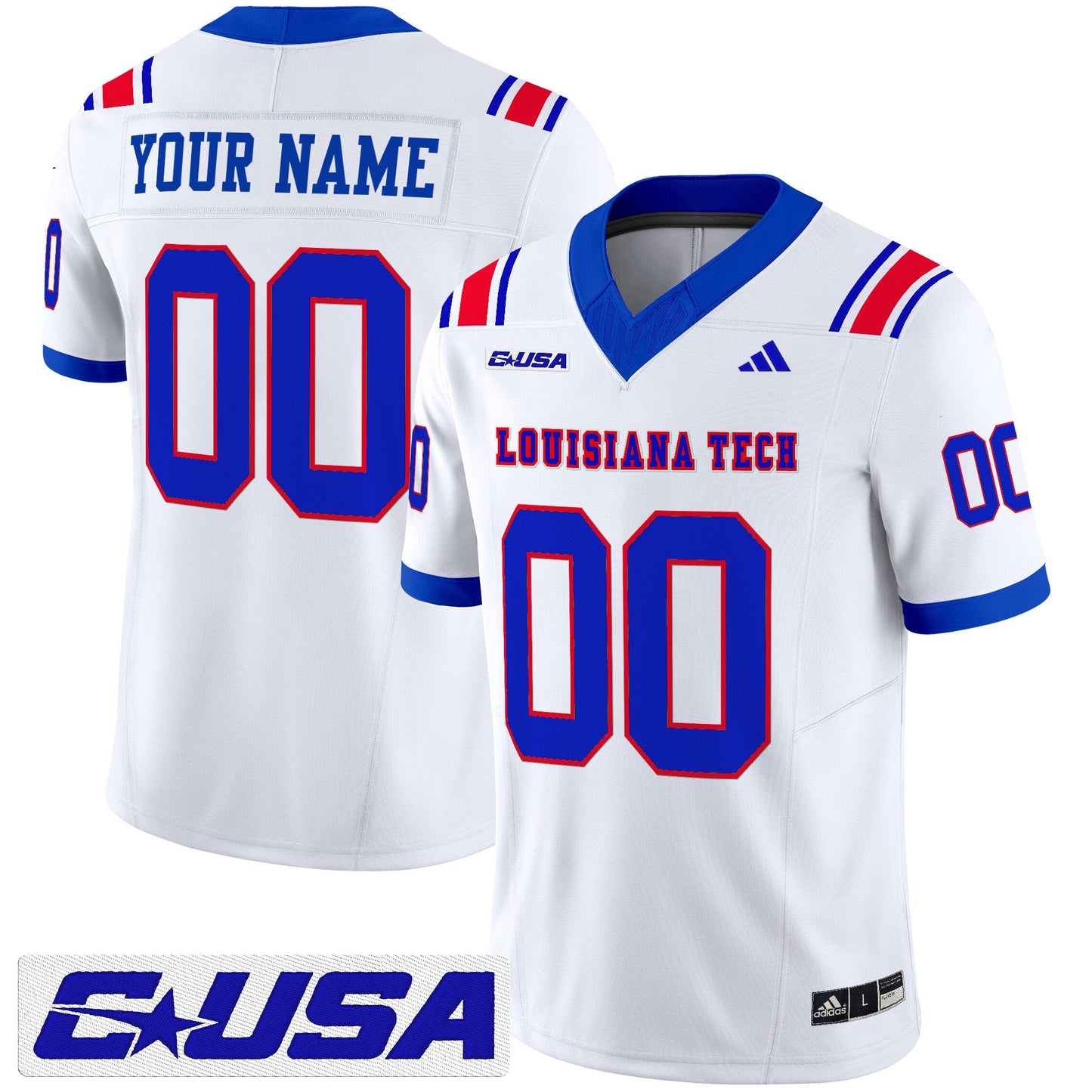 Louisiana Tech Bulldogs 2025 Vapor Limited Custom Jersey - All Stitched