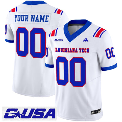 Louisiana Tech Bulldogs 2025 Vapor Limited Custom Jersey - All Stitched
