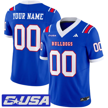Louisiana Tech Bulldogs 2025 Vapor Limited Custom Jersey - All Stitched