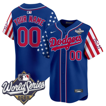 LAD 2025 World Series Vapor Premier Limited Custom Jersey - American Style - All Stitched