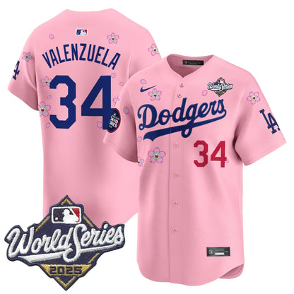 LAD 2025 World Series x Tokyo Series Vapor Premier Limited Jersey V2 - All Stitched