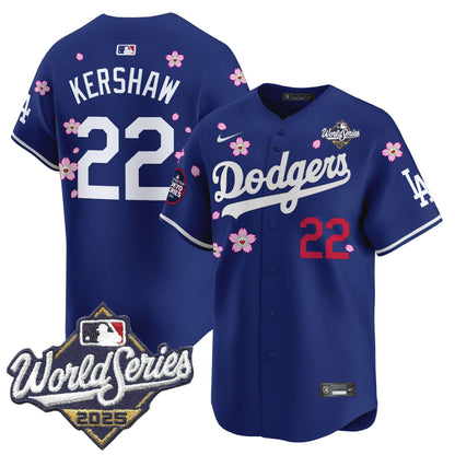 LAD 2025 World Series x Tokyo Series Vapor Premier Limited Jersey V2 - All Stitched