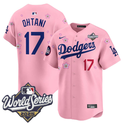 LAD 2025 World Series x Tokyo Series Vapor Premier Limited Jersey V2 - All Stitched