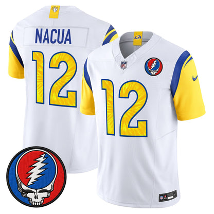 Men's Los Angeles Rams x Grateful Dead Vapor Limited Jersey - All Stitched