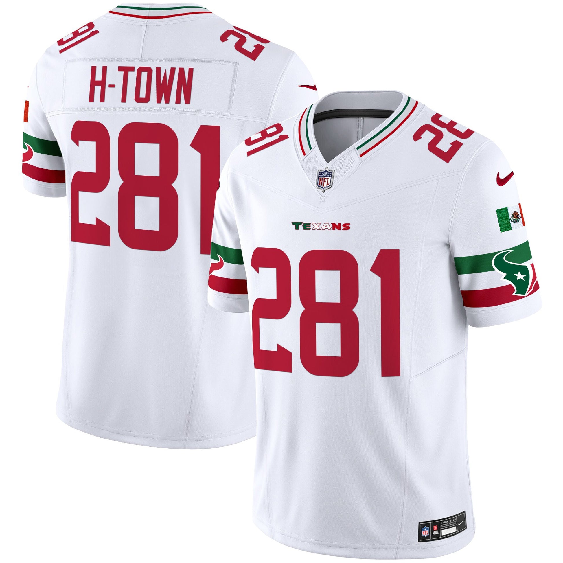 Men's Houston Texans Mexico Vapor Limited Jersey - All Stitched