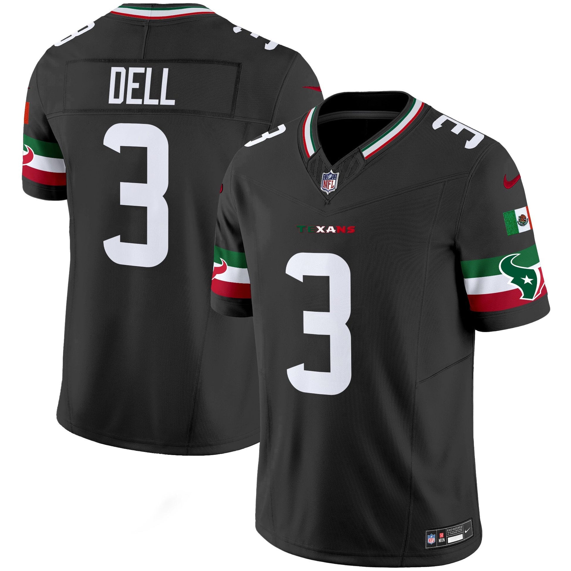 Men's Houston Texans Mexico Vapor Limited Jersey - All Stitched