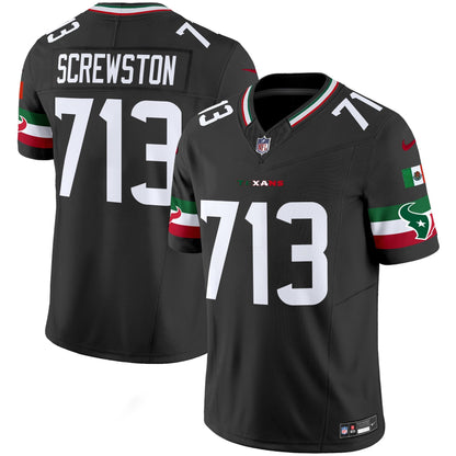Men's Houston Texans Mexico Vapor Limited Jersey - All Stitched