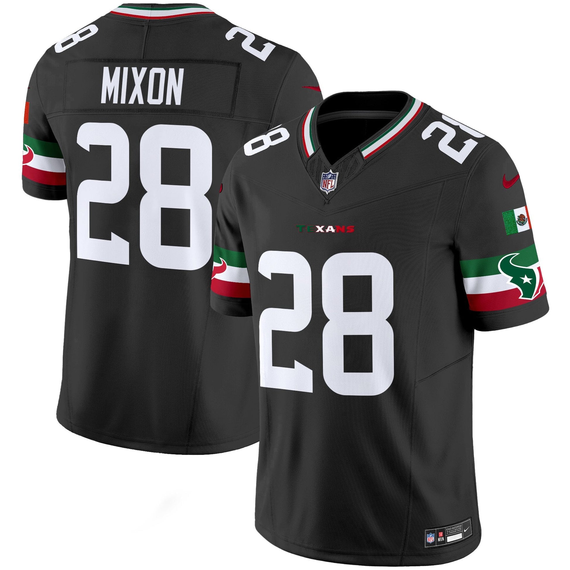 Men's Houston Texans Mexico Vapor Limited Jersey - All Stitched