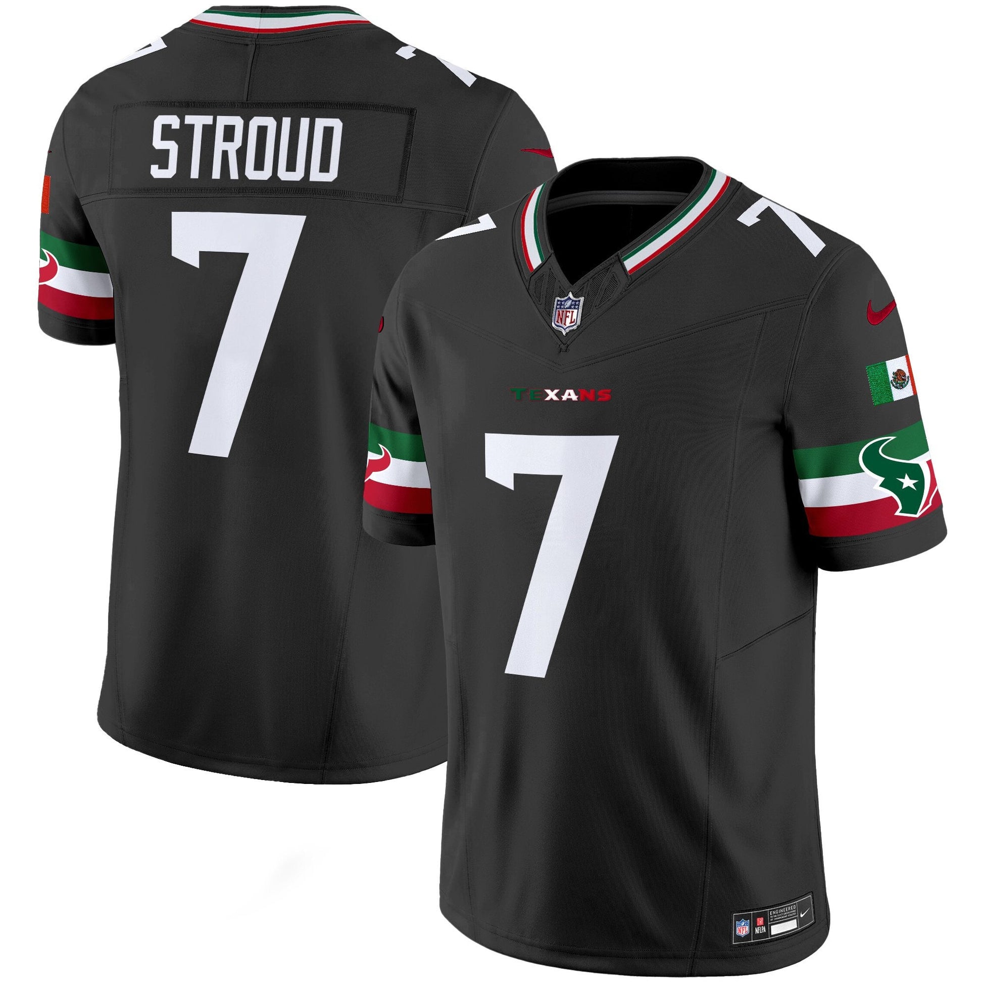 Men's Houston Texans Mexico Vapor Limited Jersey - All Stitched