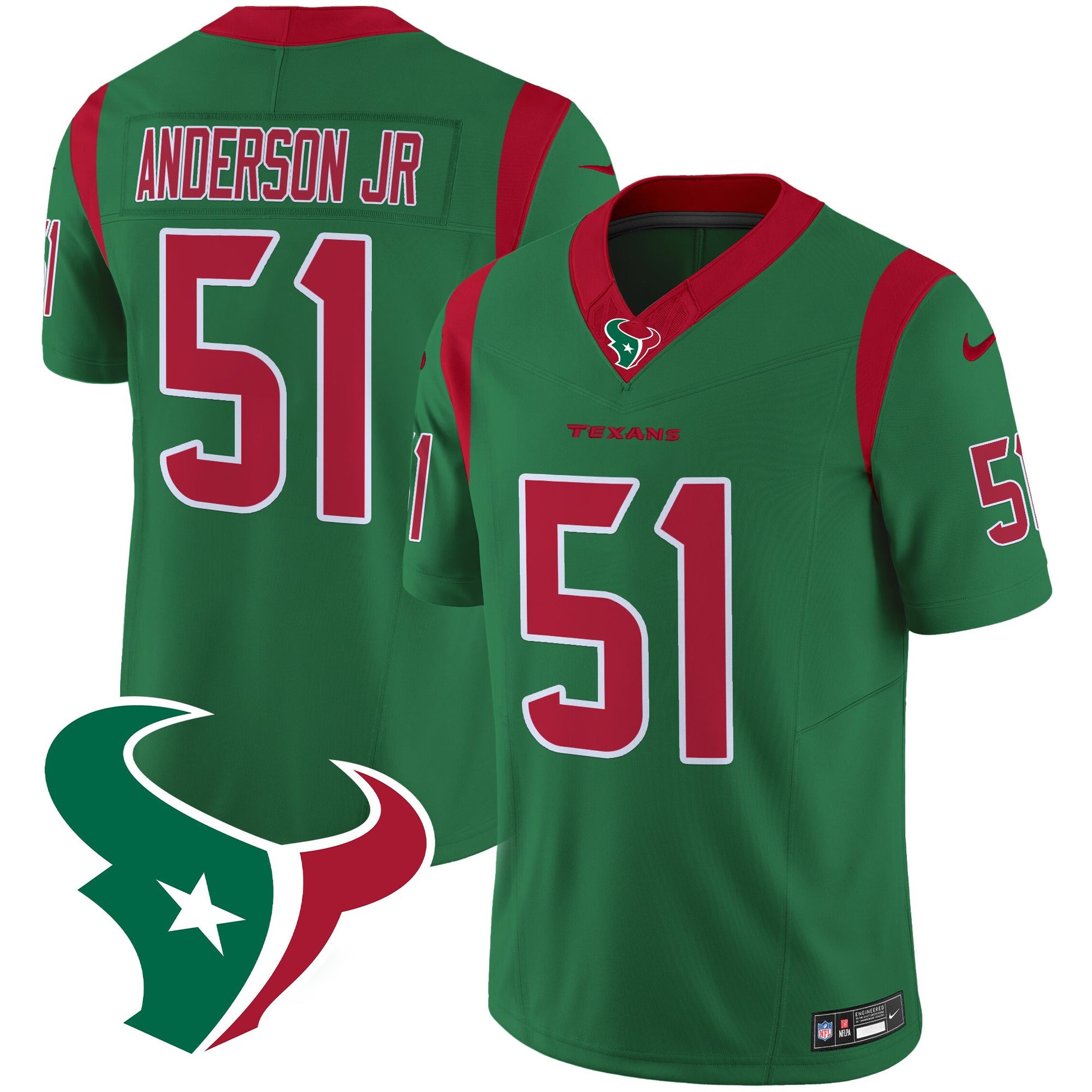 Men's Houston Texans Mexico Vapor Limited Jersey - All Stitched
