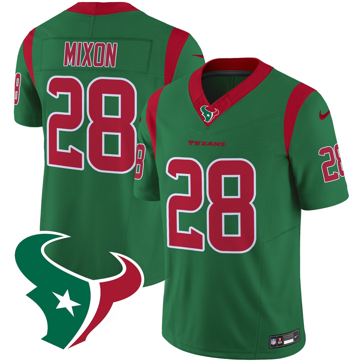 Men's Houston Texans Mexico Vapor Limited Jersey - All Stitched
