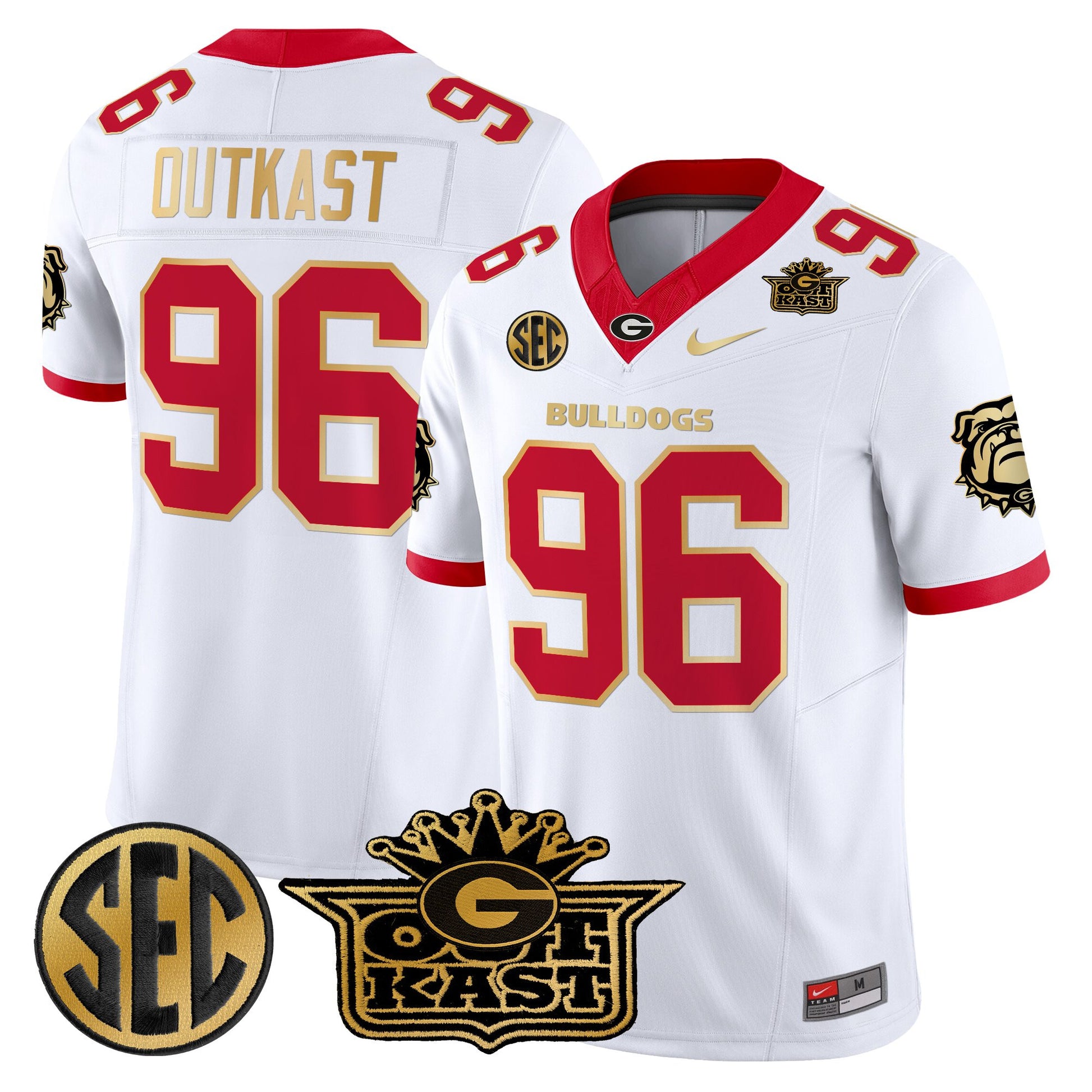 Men's Outkast x Georgia Bulldogs Vapor Limited Jersey - All stitched