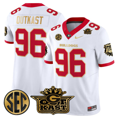 Men's Outkast x Georgia Bulldogs Vapor Limited Jersey - All stitched