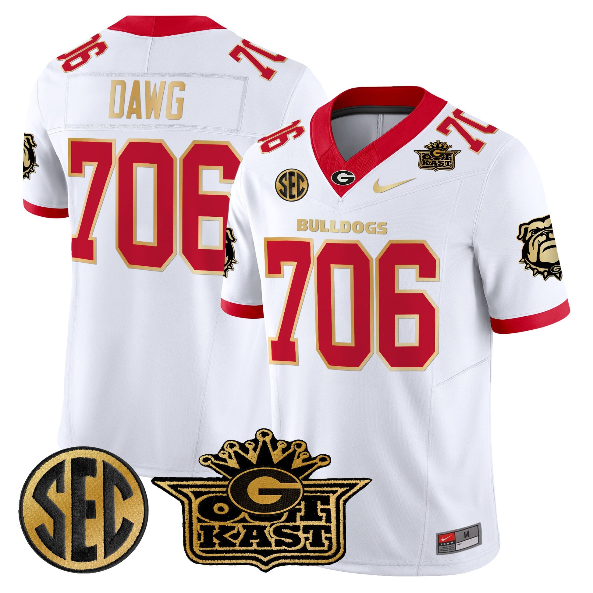 Men's Outkast x Georgia Bulldogs Vapor Limited Jersey - All stitched