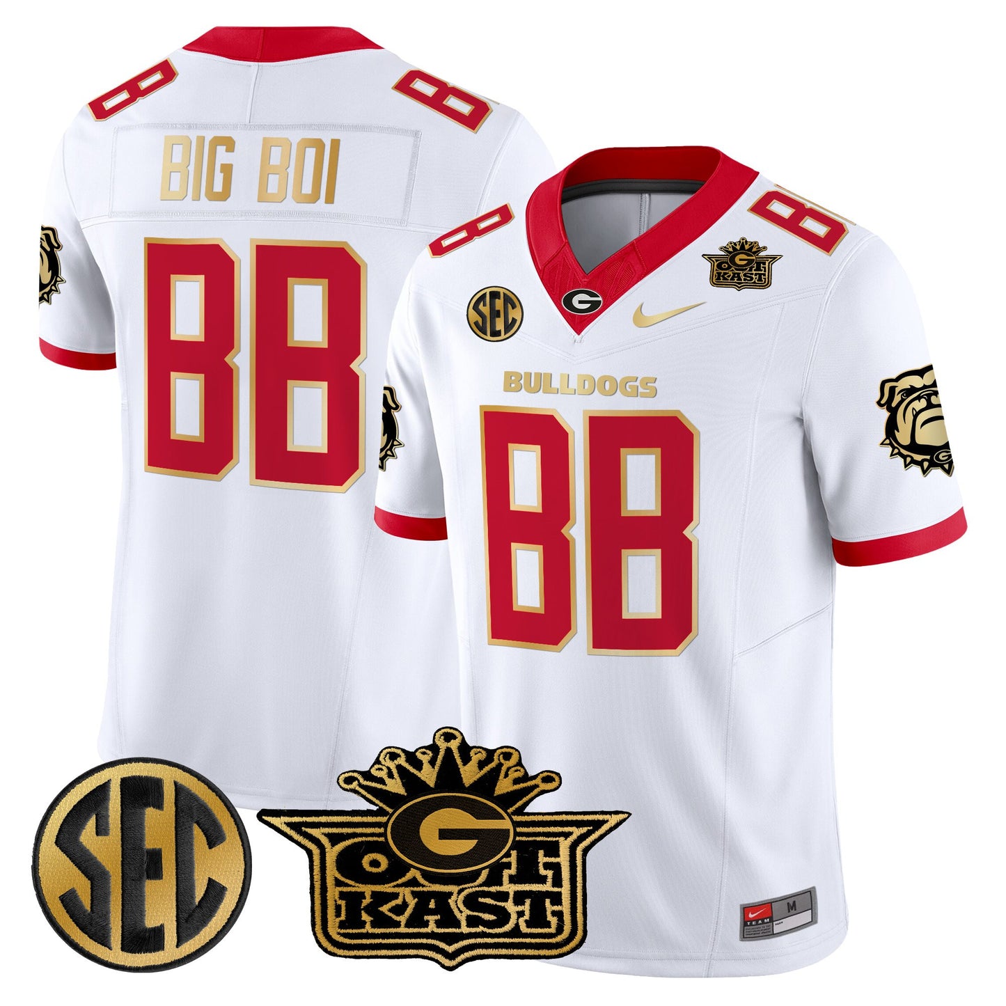 Men's Outkast x Georgia Bulldogs Vapor Limited Jersey - All stitched