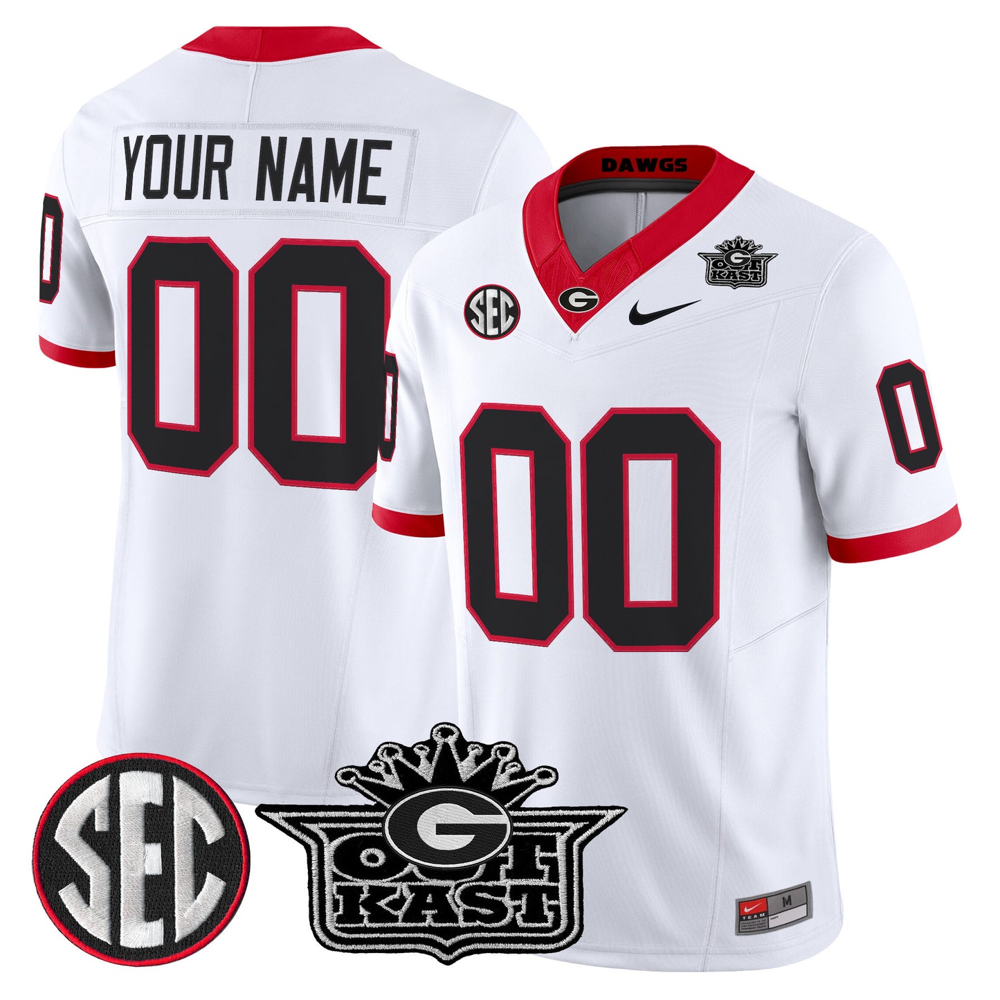 Outkast x Georgia Bulldogs Vapor Limited Custom Jersey - All stitched