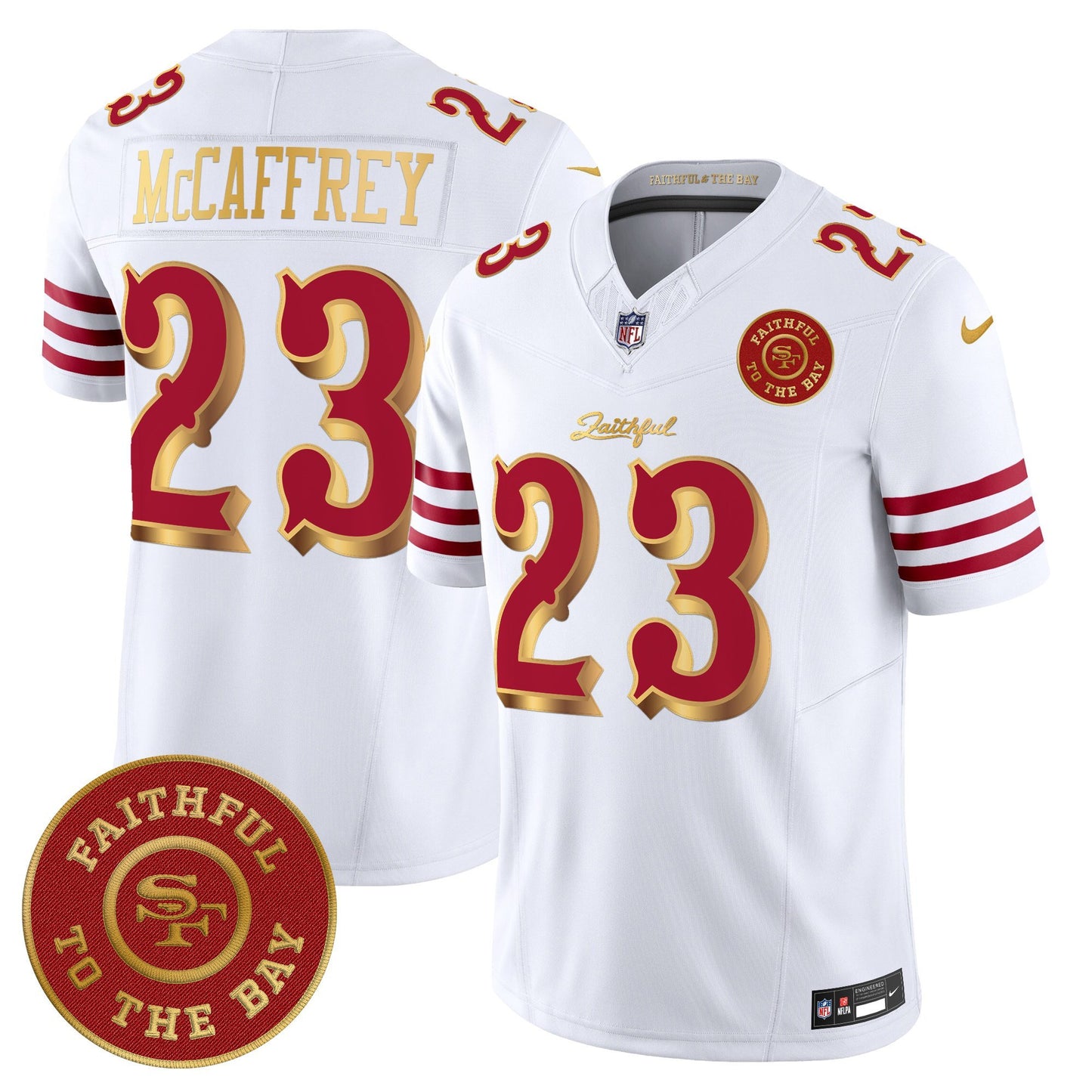 Men's 49ers “Rivalries” Vapor Limited Jersey - Faithful To The Bay Patch - All Stitched