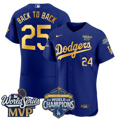 Back To Back Dodgers Jersey - All Stitched