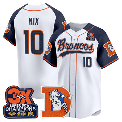 Men's Denver Broncos Throwback Vapor Baseball Jersey - All Stitched