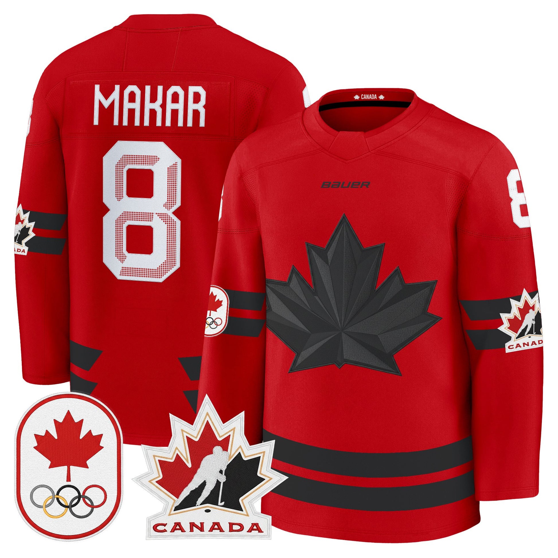 Men's 2026 Canada Olympic Premium Hockey Jersey - All Stitched