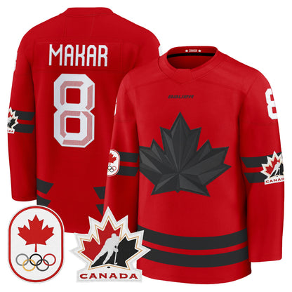 Men's 2026 Canada Olympic Premium Hockey Jersey - All Stitched