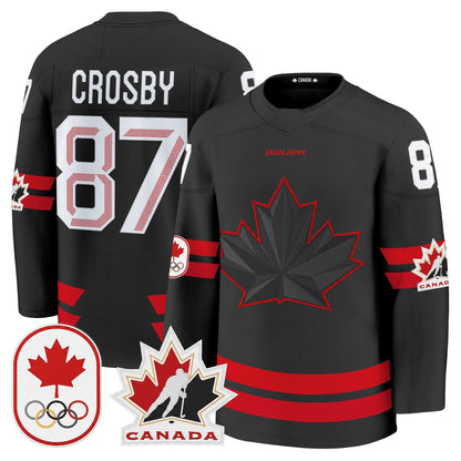 Men's 2026 Canada Olympic Premium Hockey Jersey - All Stitched