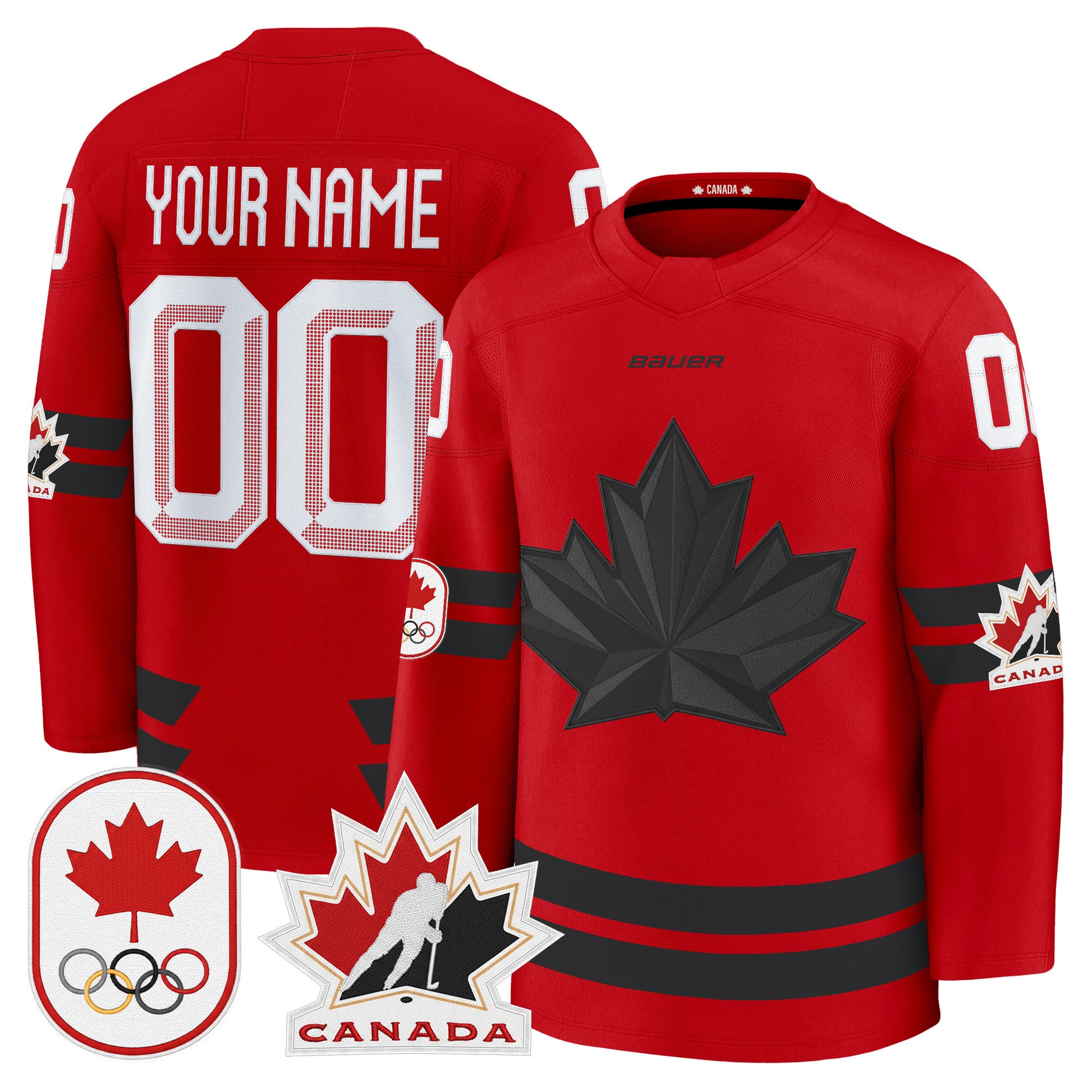 2026 Canada Olympic Premium Custom Hockey Jersey - All Stitched