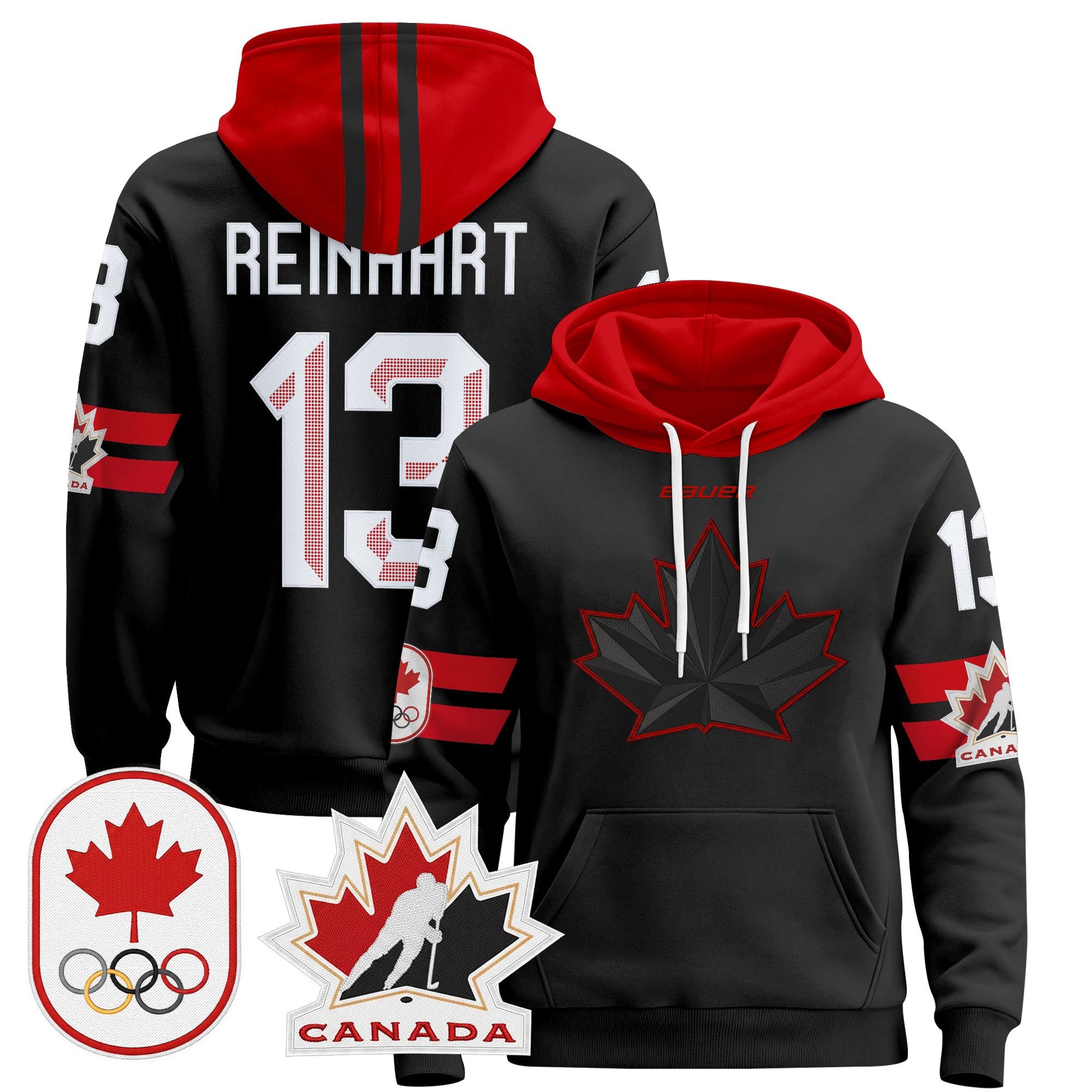 Men's 2026 Canada Olympic Pullover Hoodie - All Stitched