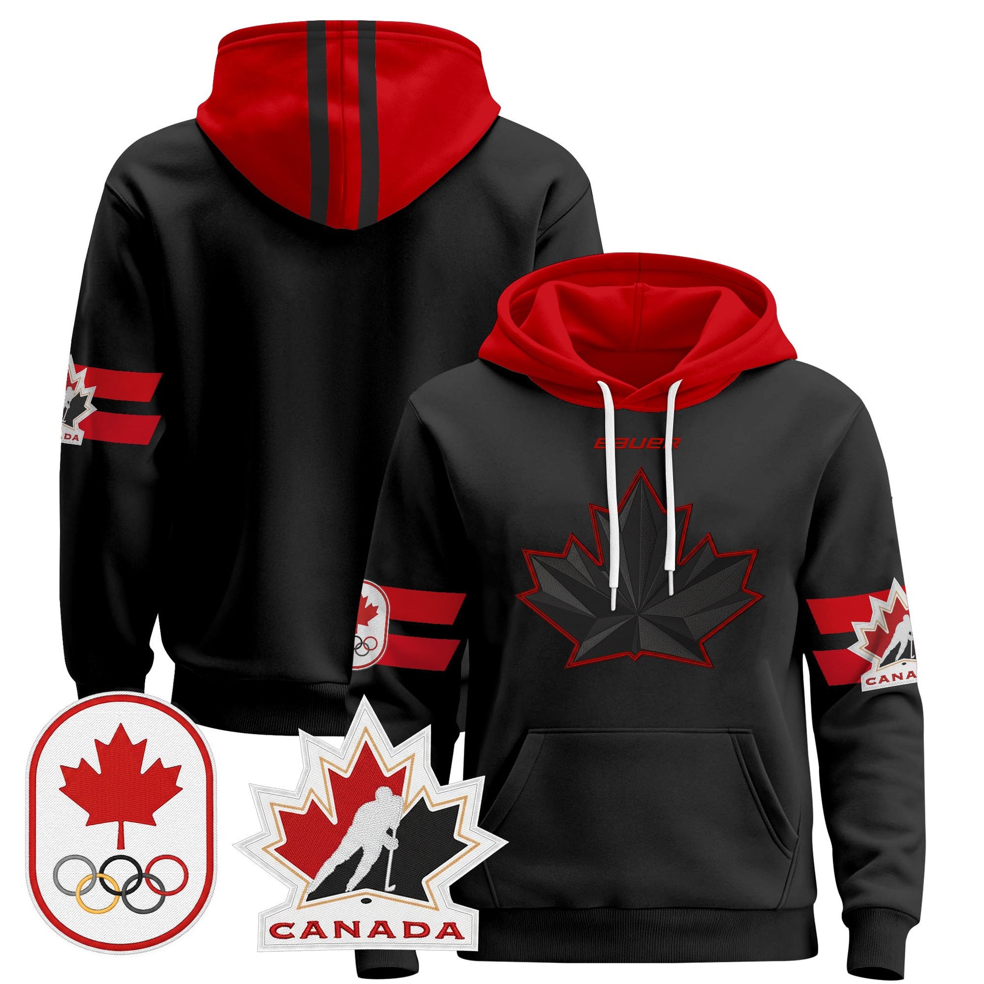 Men's 2026 Canada Olympic Pullover Hoodie - All Stitched