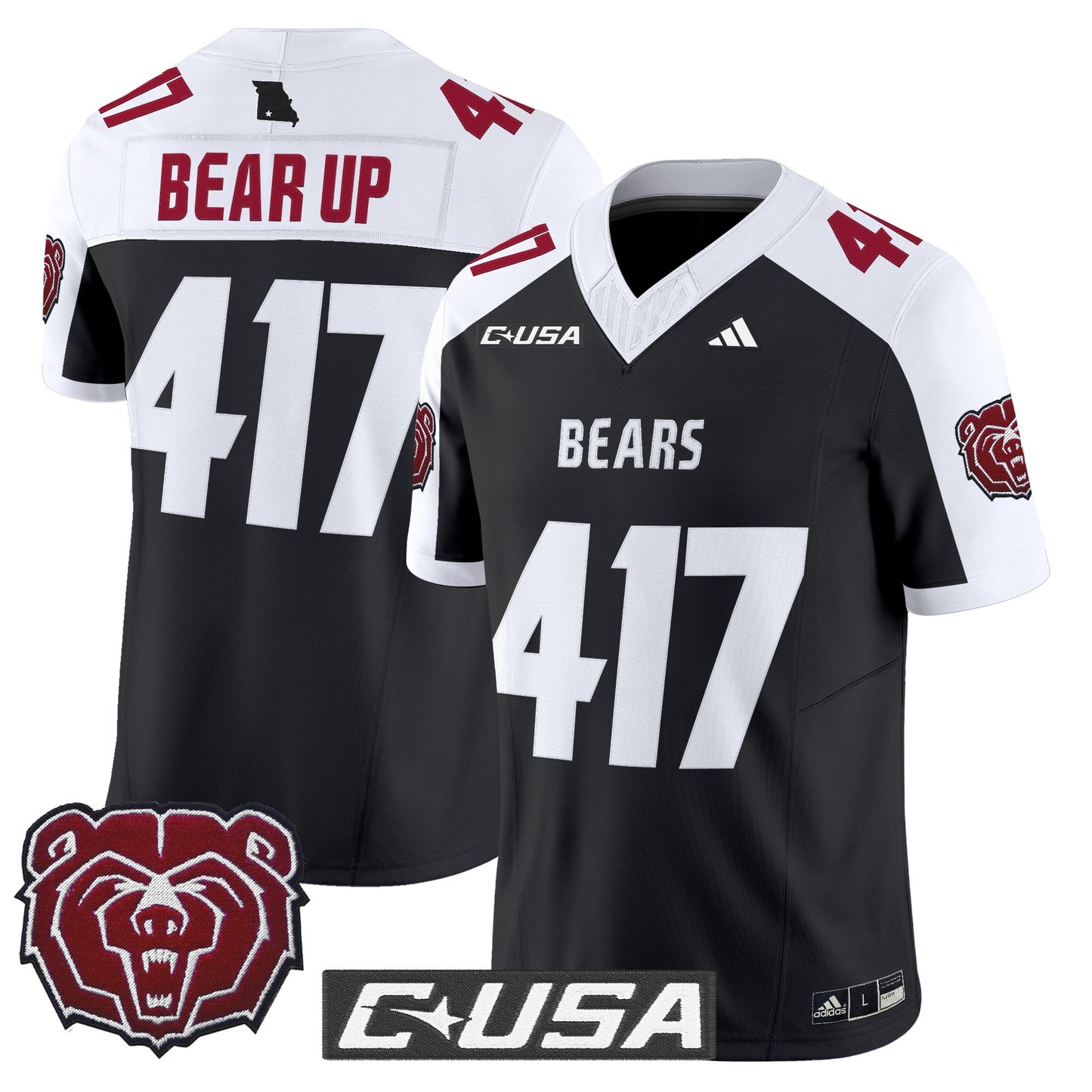 Men's Missouri State Bears 2025 Vapor Limited Jersey - All Stitched