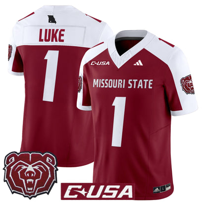 Men's Missouri State Bears 2025 Vapor Limited Jersey - All Stitched