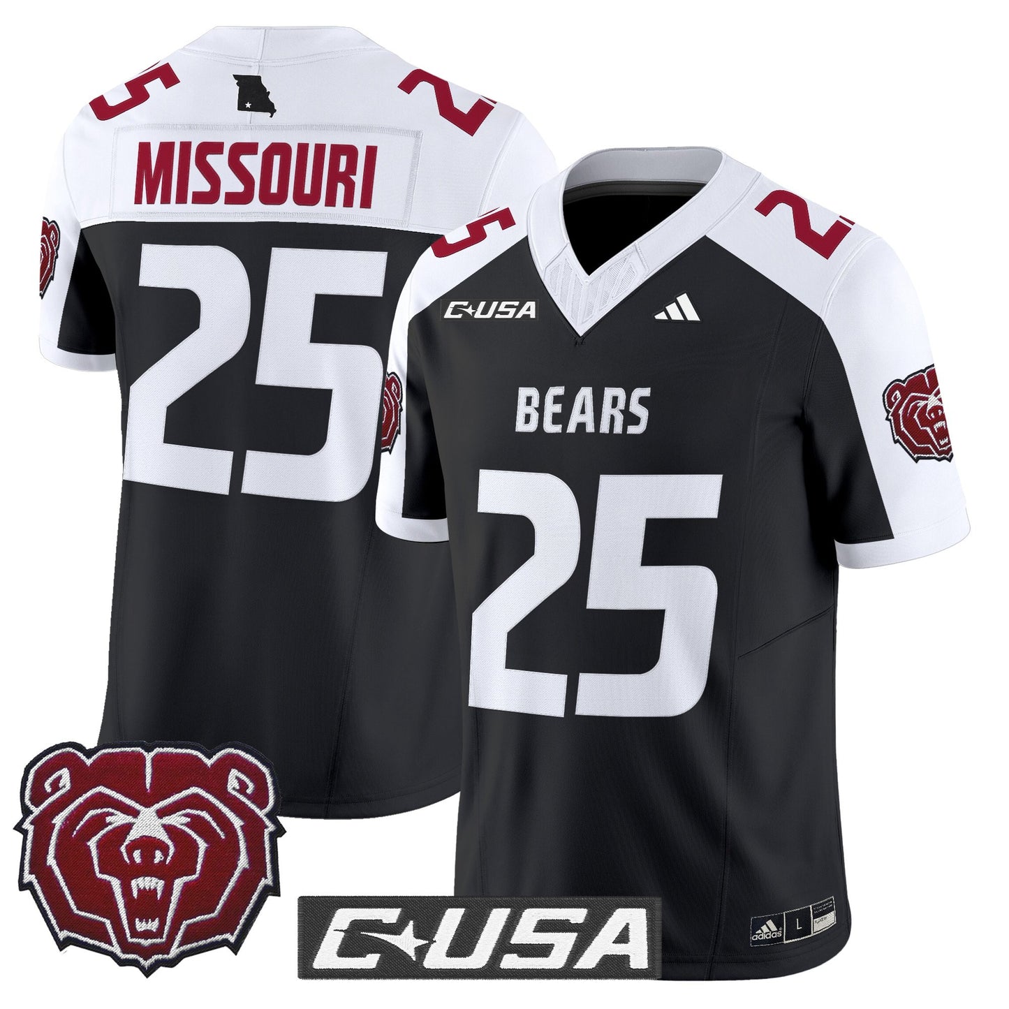 Men's Missouri State Bears 2025 Vapor Limited Jersey - All Stitched