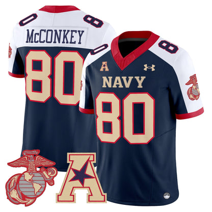 Men's Navy Midshipmen Vapor USMC Premier Jersey - All Stitched