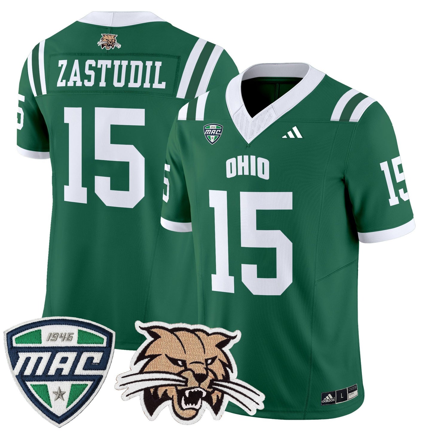 Men's Ohio Bobcats 2025 Vapor Limited Jersey - All Stitched
