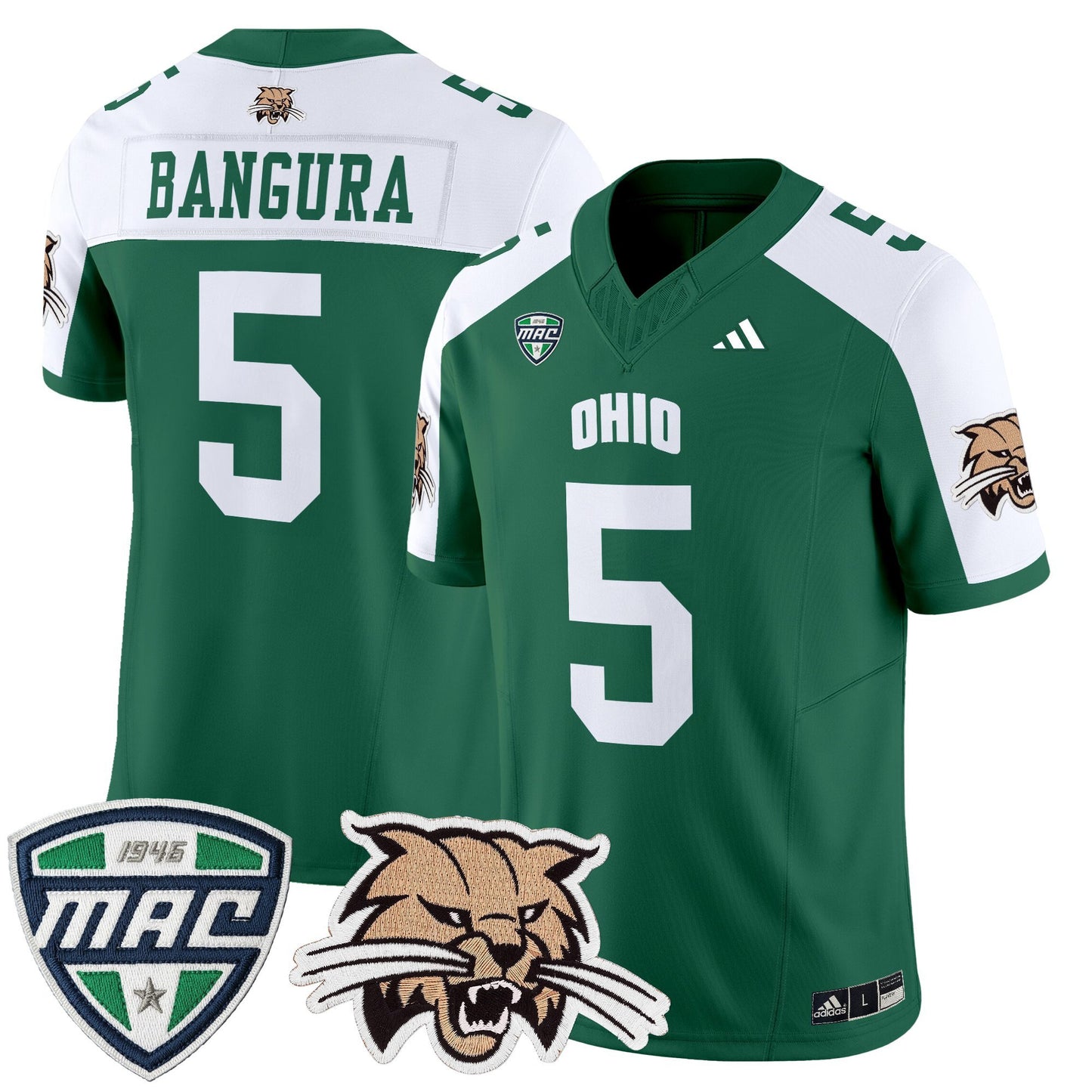 Men's Ohio Bobcats 2025 Vapor Limited Jersey - All Stitched