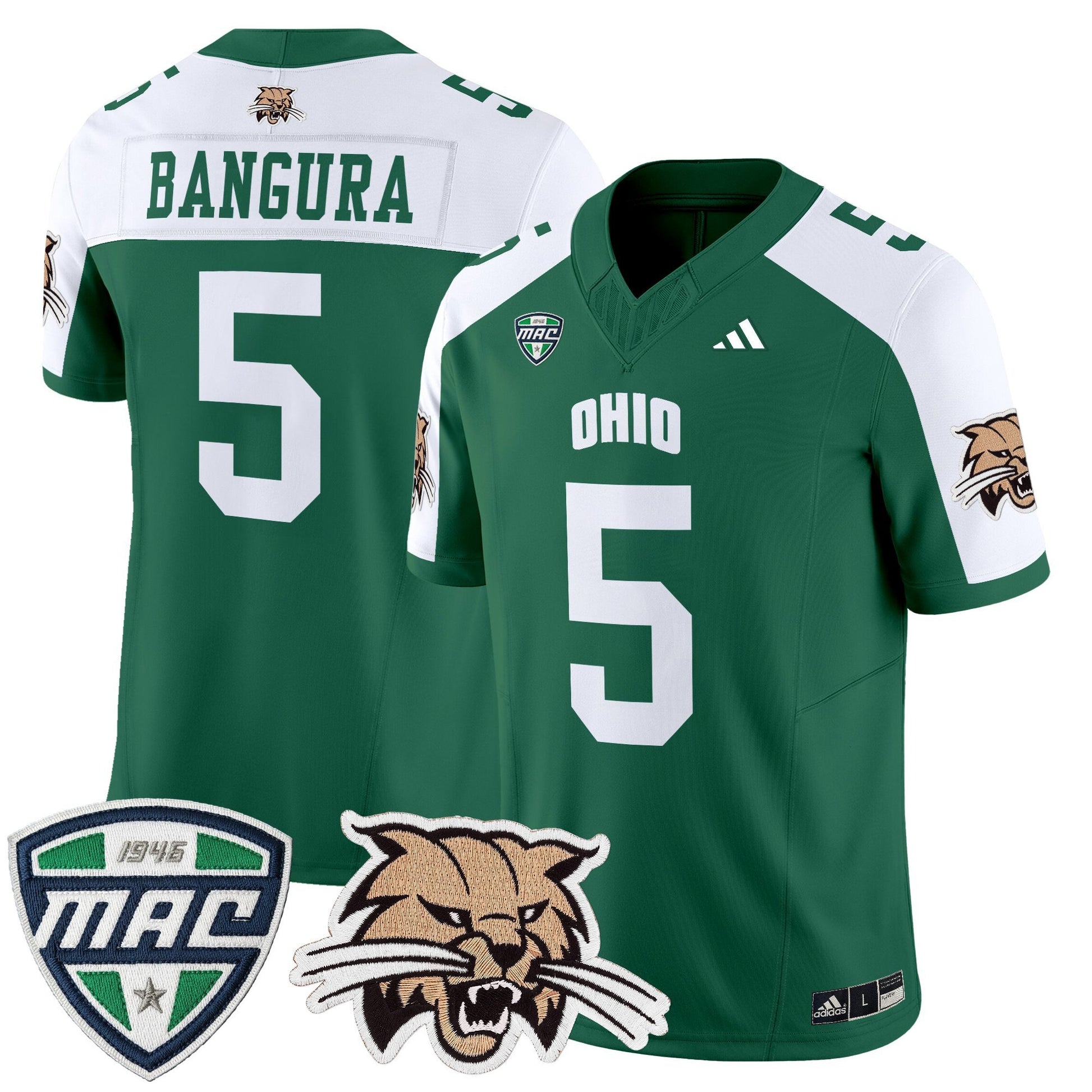Men's Ohio Bobcats 2025 Vapor Limited Jersey - All Stitched