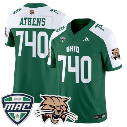 Men's Ohio Bobcats 2025 Vapor Limited Jersey - All Stitched
