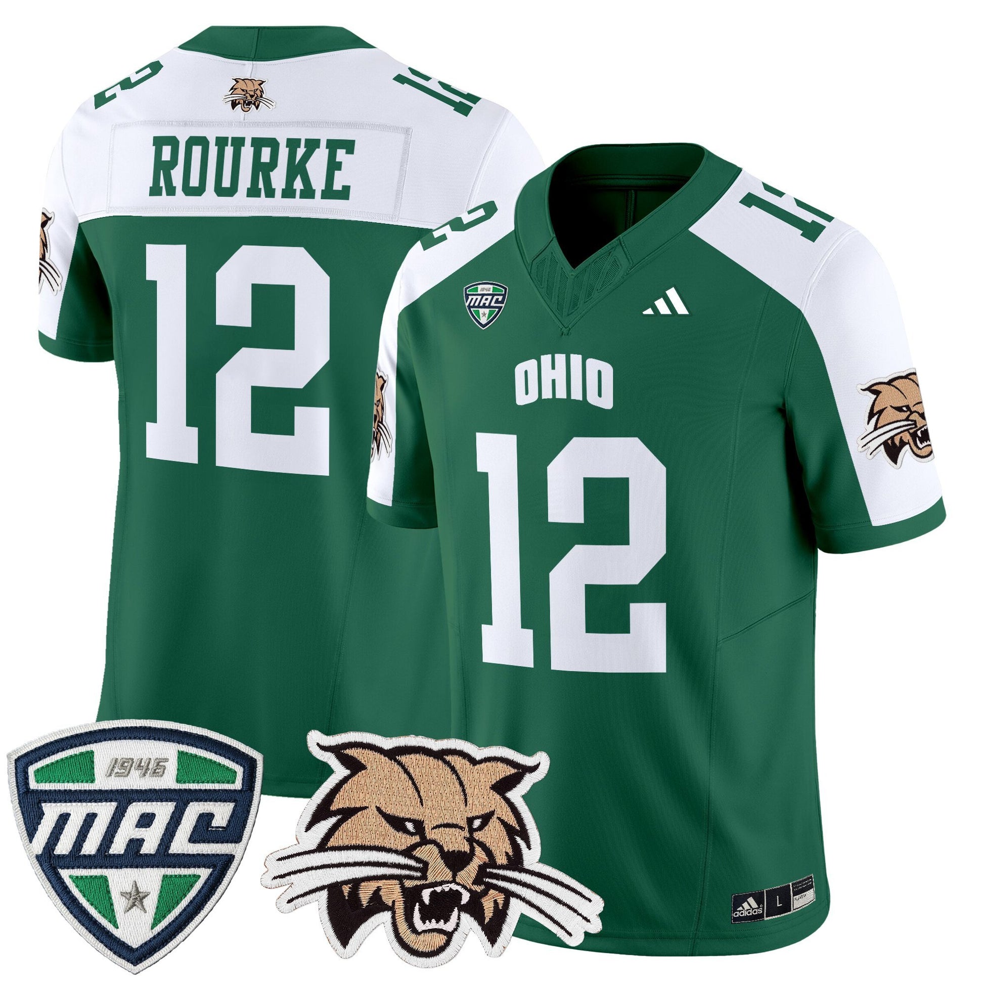 Men's Ohio Bobcats 2025 Vapor Limited Jersey - All Stitched