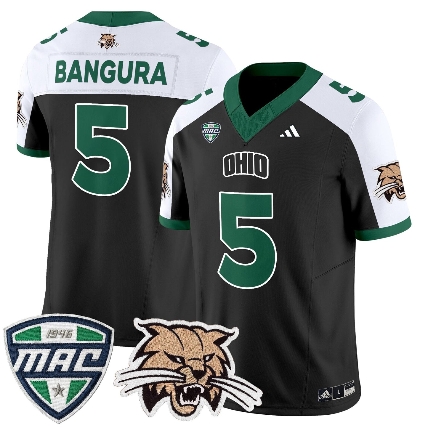 Men's Ohio Bobcats 2025 Vapor Limited Jersey - All Stitched