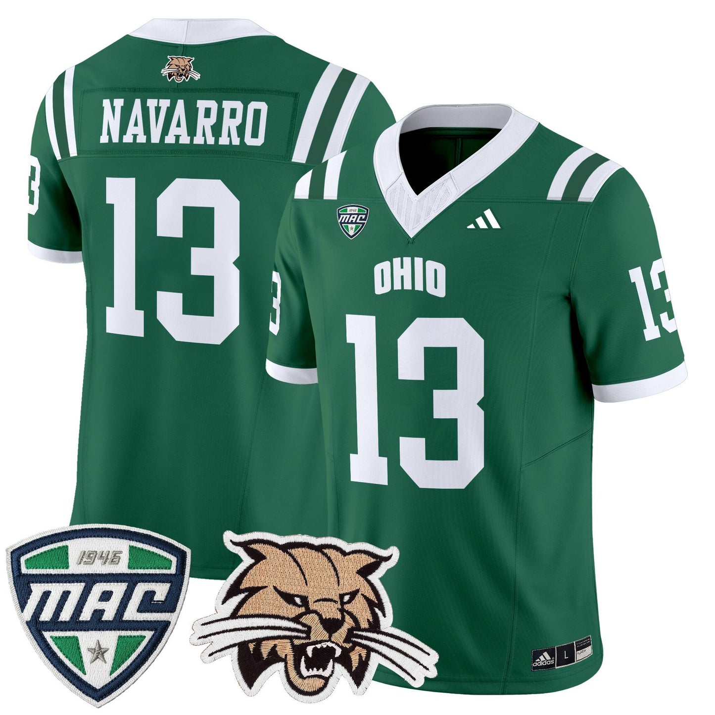 Men's Ohio Bobcats 2025 Vapor Limited Jersey - All Stitched