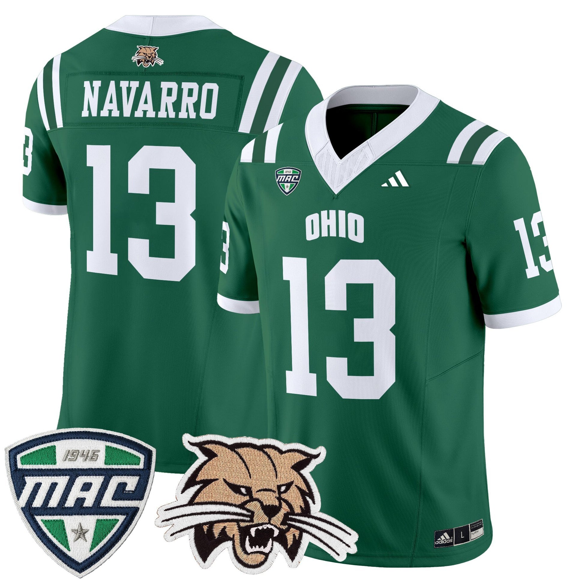 Men's Ohio Bobcats 2025 Vapor Limited Jersey - All Stitched