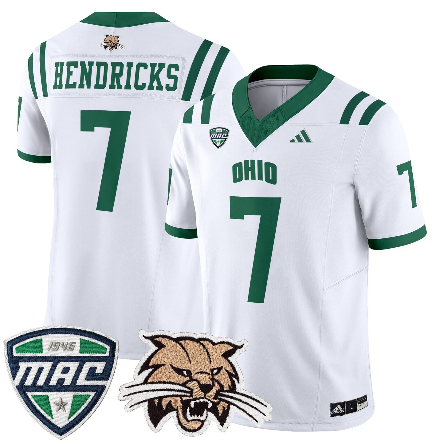 Men's Ohio Bobcats 2025 Vapor Limited Jersey - All Stitched