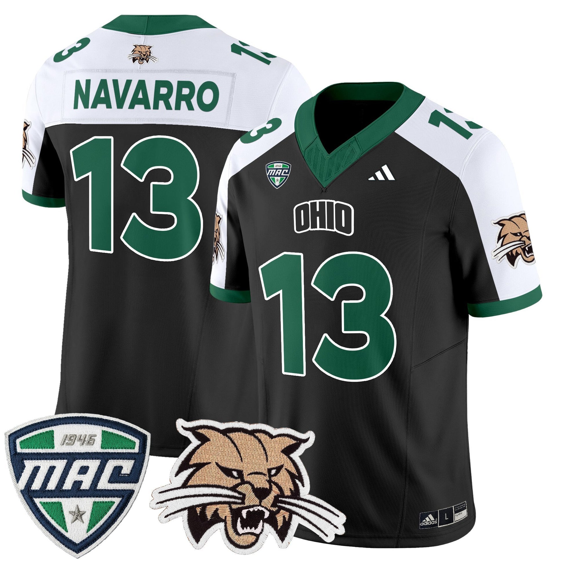 Men's Ohio Bobcats 2025 Vapor Limited Jersey - All Stitched
