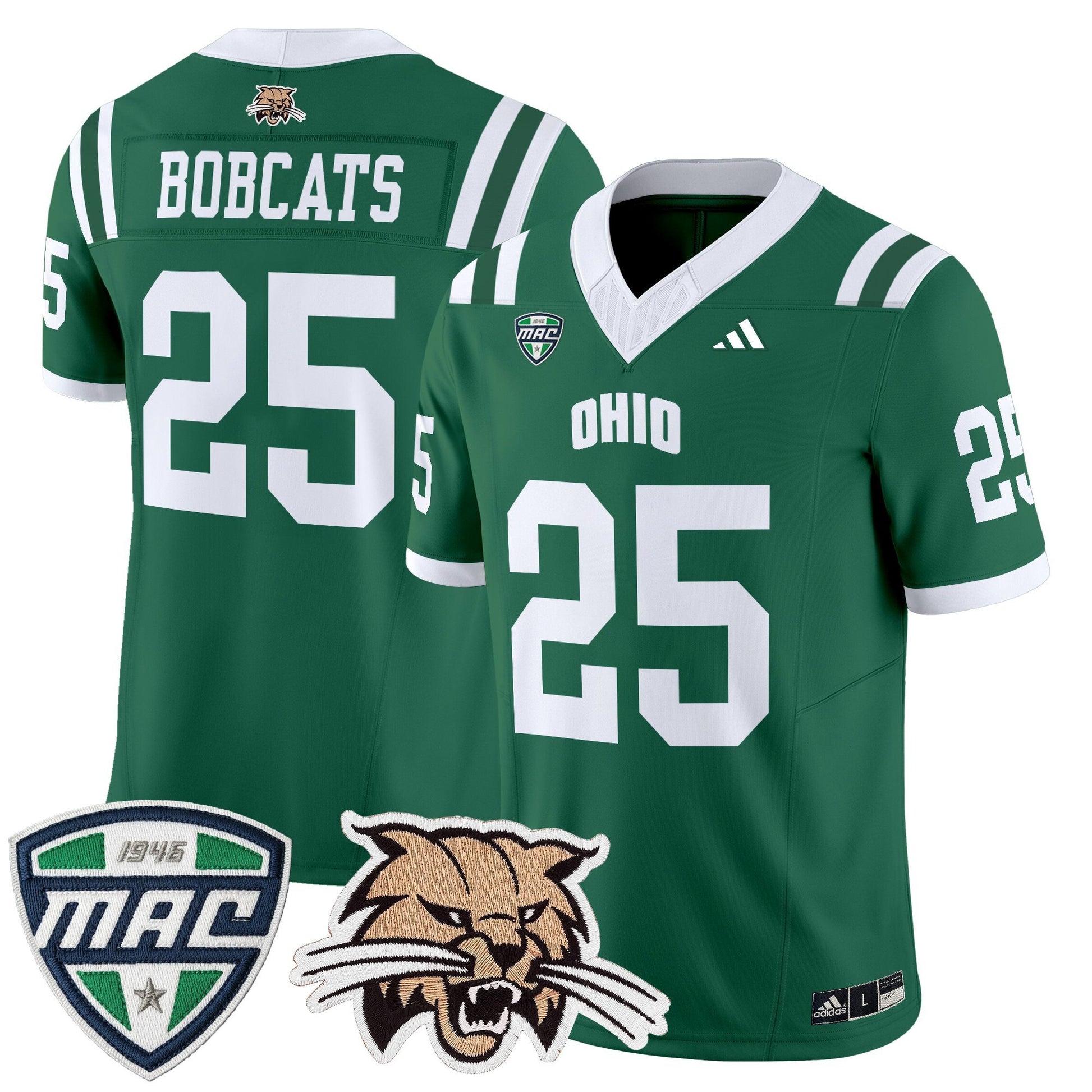 Men's Ohio Bobcats 2025 Vapor Limited Jersey - All Stitched