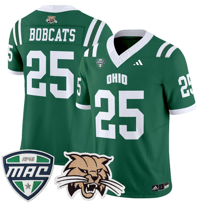 Men's Ohio Bobcats 2025 Vapor Limited Jersey - All Stitched