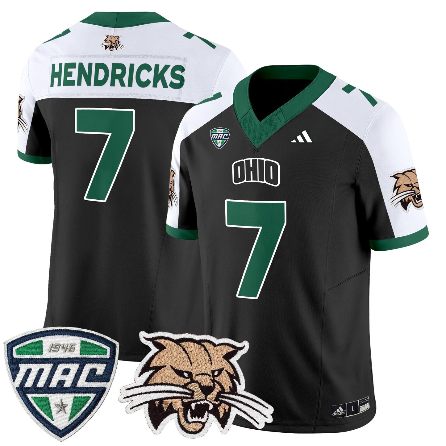 Men's Ohio Bobcats 2025 Vapor Limited Jersey - All Stitched