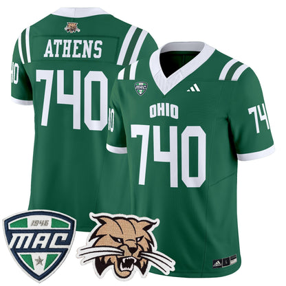 Men's Ohio Bobcats 2025 Vapor Limited Jersey - All Stitched